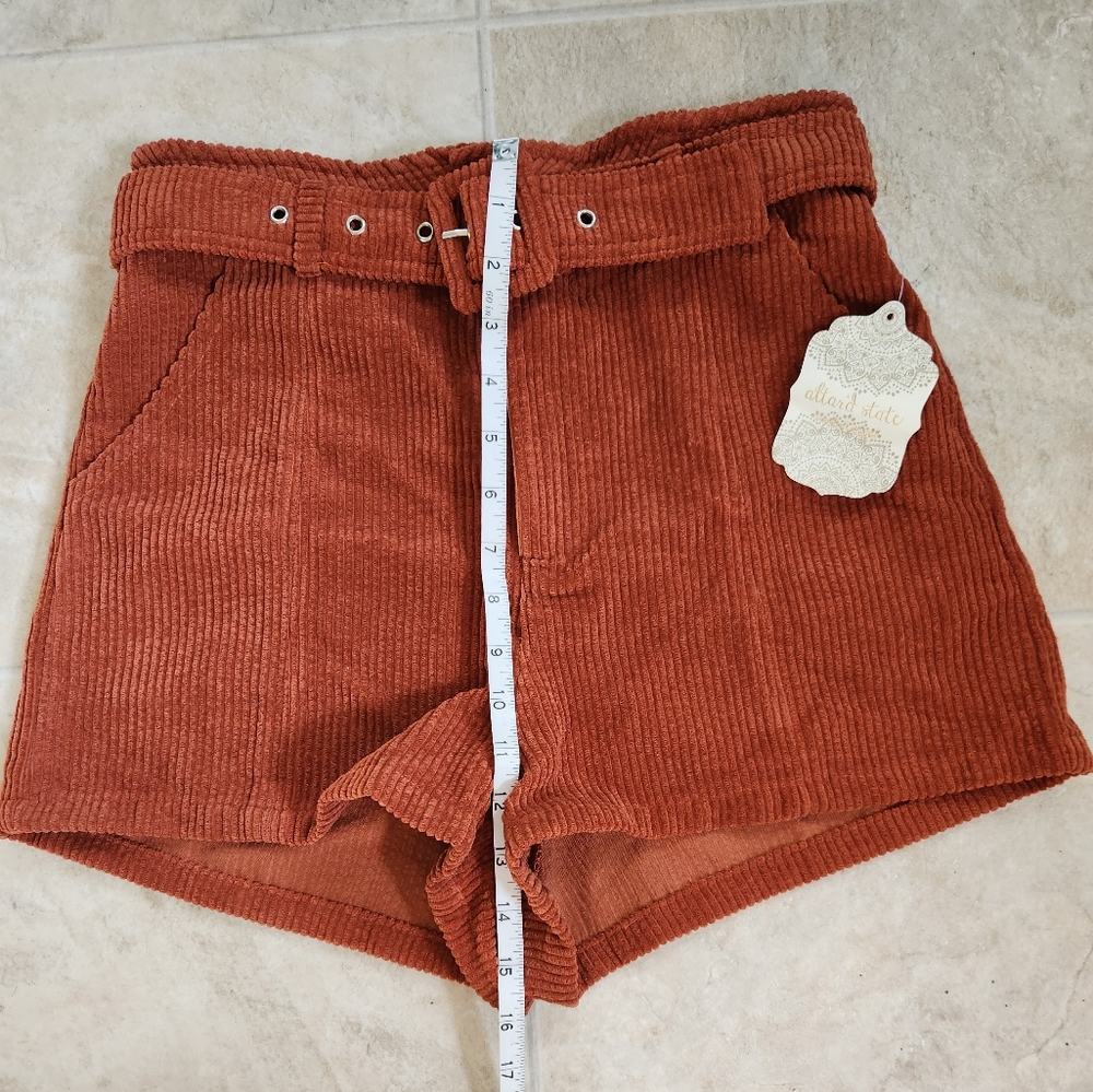 Altar'd State Corduroy Hi-Waisted Shorts - Size Small - Picture 12 of 12